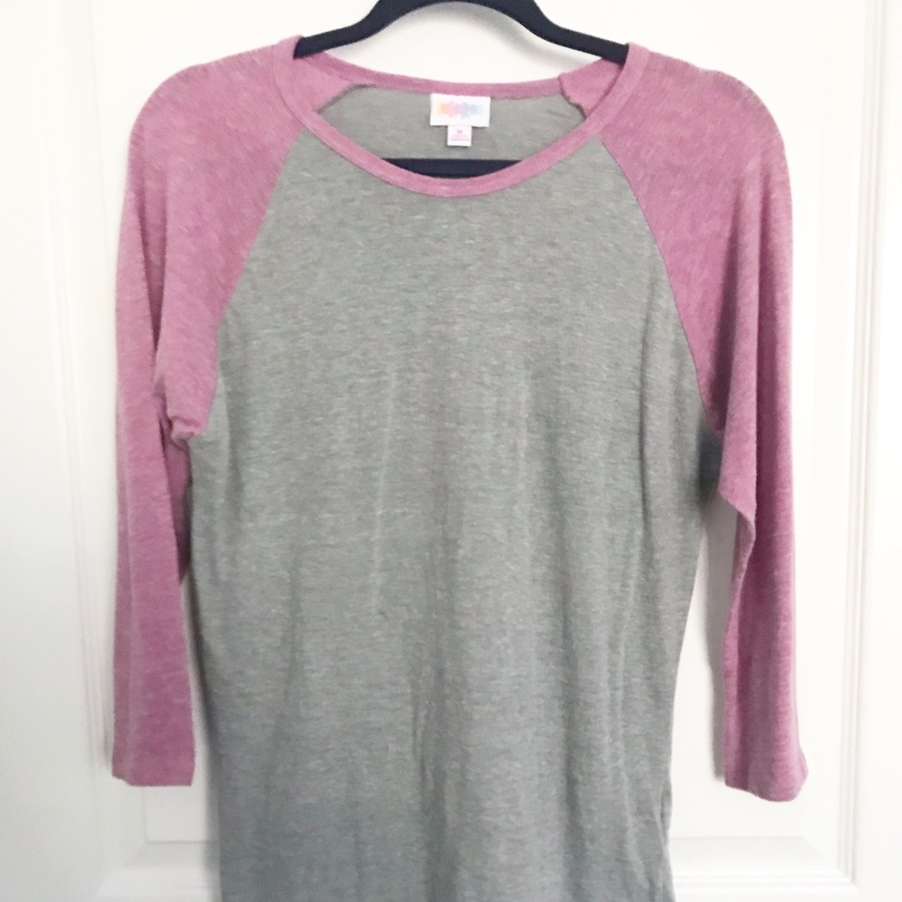 LuLaRoe Vintage Wash Randy Baseball T